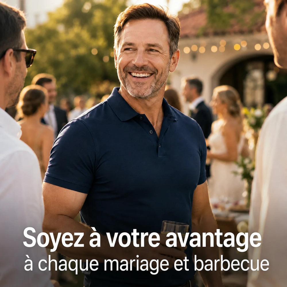 Nimbe™ — Plus besoin de rentrer le ventre. Il reste plat tout seul.
