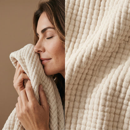 La Couverture 100 % Mousseline de Coton
